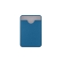 Чехол-картхолдер Favor на клеевой основе на телефон для пластиковых карт и и карт доступа, синий, синий, экокожа (пу)