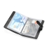Футляр для визиток, кредитных или дисконтных карт, черный, металл/искусственная кожа