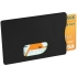 Защитный RFID чехол для кредитных карт, черный, черный, пластик