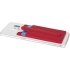 Чехол для карт с держателем мобильного, красный, силикон