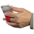 Картхолдер для телефона с держателем Trighold, красный, красный, силикон
