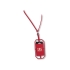 Картхолдер RFID со шнурком, красный, красный, силикон