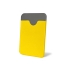Чехол-картхолдер Favor на клеевой основе на телефон для пластиковых карт и и карт доступа, желтый, желтый, экокожа (пу)
