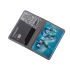 Картхолдер для 2-х пластиковых карт Favor, темно-синий, темно-синий, полиуретан
