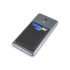 Чехол-картхолдер Favor на клеевой основе на телефон для пластиковых карт и и карт доступа, черный, черный, экокожа (пу)