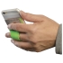 Картхолдер для телефона с отверстием для пальца, лайм, лайм, силикон