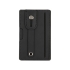 Удобный бумажник для телефона с защитой RFID с ремешком, черный, пу кожа