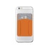 Картхолдер для телефона с отверстием для пальца, оранжевый, оранжевый, силикон