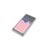 Чехол-картхолдер Favor на клеевой основе на телефон для пластиковых карт и и карт доступа, розовый, розовый, экокожа (пу)
