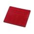 Картхолдер для 6 пластиковых карт с RFID-защитой Fabrizio, красный, красный, искусственная кожа