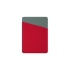 Картхолдер на 3 карты типа бейджа Favor, красный/серый, красный/серый, искусственная кожа