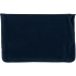 Подушка надувная под голову в чехле, темно-синий, пВХ