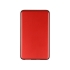 Портативное зарядное устройство «Shell», 5000 mAh, красный, красный/черный, пластик/металл