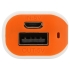 Портативное зарядное устройство (power bank) Basis, 2000 mAh, оранжевый, белый/оранжевый, пластик