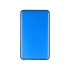 Портативное зарядное устройство «Shell», 5000 mAh, синий, синий/черный, пластик/металл