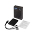 Портативное зарядное устройствоGrind, 5000 mAh, черный, черный, пластик