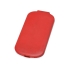 Портативное зарядное устройство Pin на 4000 mAh с большой площадью нанесения и клипом для крепления к одежде или сумке, красный, красный, пластик