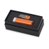 Набор Flashbank с флешкой и зарядным устройством, оранжевый, оранжевый/серебристый, пластик/металл