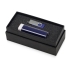 Подарочный набор Flashbank с флешкой и зарядным устройством, синий, синий/белый/серебристый, пластик/металл