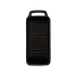 Портативное солнечное зарядное устройство, 1500 mAh, черный, аБС пластик