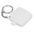 Портативное зарядное устройство-брелок Saver, 600 mAh, белый, белый/серебристый, пластик/металл