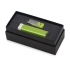 Подарочный набор Flashbank с флешкой и зарядным устройством, зеленый, зеленый/белый/серебристый, пластик/металл