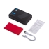 Портативное зарядное устройство Reserve с USB Type-C, 5000 mAh, красный, красный, пластик с покрытием soft-touch