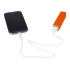 Портативное зарядное устройство Брадуэлл, 2200 mAh, оранжевый, оранжевый, металл