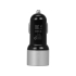Адаптер автомобильный USB с функцией быстрой зарядки QC 3.0 TraffIQ, черный/серебристый, черный/серебристый, металл, пластик