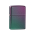 Зажигалка ZIPPO Classic с покрытием Iridescent, латунь/сталь, фиолетовая, матовая, 38x13x57 мм, фиолетовый, латунь