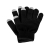 Перчатки для сенсорного экрана, черный, размер S/M