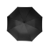 Зонт-трость Slim, черный, черный, купол - эпонж , каркас - сталь, спицы - стекловолокно, ручка - пластик