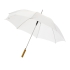 Зонт-трость Lisa полуавтомат 23, белый, белый, полиэстер/дерево/металл