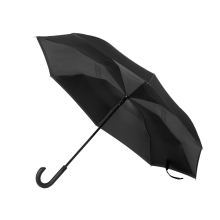 Зонт-трость наоборот Inversa, полуавтомат, черный
