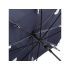Зонт-трость 7119 Double silver, полуавтомат, серебристый/черный, серебристый, черный, купол - эпонж , каркас - сталь, спицы - стекловолокно, ручка - мягкий пластик