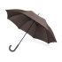 Зонт-трость Wind, полуавтомат, коричневый, коричневый, купол- эпонж, каркас и спицы- фиберглас, ручка-пластик