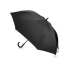 Зонт-трость Lunker с большим куполом (d120 см), черный, черный, купол- эпонж 180t, каркас-сталь, спицы- фибергласс, ручка soft-touch