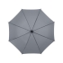 Зонт-трость Jova 23 классический, серый, серый, полиэстер, дерево