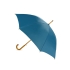 Зонт-трость Радуга, синий 7700C, синий, купол- полиэстер, стержень и ручка- дерево, спицы- металл