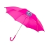 Детский 17-дюймовый ветрозащитный зонт Nina, фуксия, фуксия, купол- полиэстер, каркас-сталь, спицы- стекловолокно, ручка-пластик