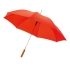 Зонт-трость Lisa полуавтомат 23, красный (Р), красный, полиэстер/дерево/металл