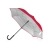 Зонт-трость наоборот Inversa, полуавтомат, красный/серебристый