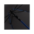 Зонт-трость Colorline с цветными спицами и куполом из переработанного пластика, черный/синий, черный/синий, купол - эпонж из переработанного пластика, стекловолокно