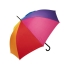 23-дюймовый ветрозащитный автоматический зонт Sarah,  радужный, радужный, эпонж полиэстер