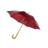 Зонт-трость Радуга, бордовый, бордовый, полиэстер/дерево