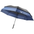 Выдвижной зонт 23-30 дюймов полуавтомат, черный/темно-синий, черный/темно-синий, эпонж полиэстер