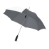 Зонт-трость Tonya 23 полуавтомат, серый/белый, серый/белый, полиэстер, металл, эва