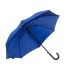 Зонт-трость Reviver, глубокий синий, глубокий синий, купол - 190т эпонж из rpet, каркас - сталь, спицы - стекловолокно