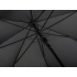 Зонт-трость полуавтоматический Ferre Milano, черный, черный, полиэстер