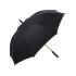 Зонт-трость 1159 Double face полуавтомат, черный/золотистый, черный, золотистый, купол - эпонж , каркас - сталь, спицы - стекловолокно, ручка - мягкий пластик